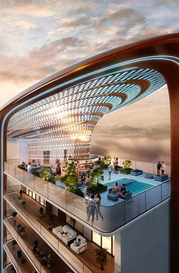Godrej Majesty sky lounge