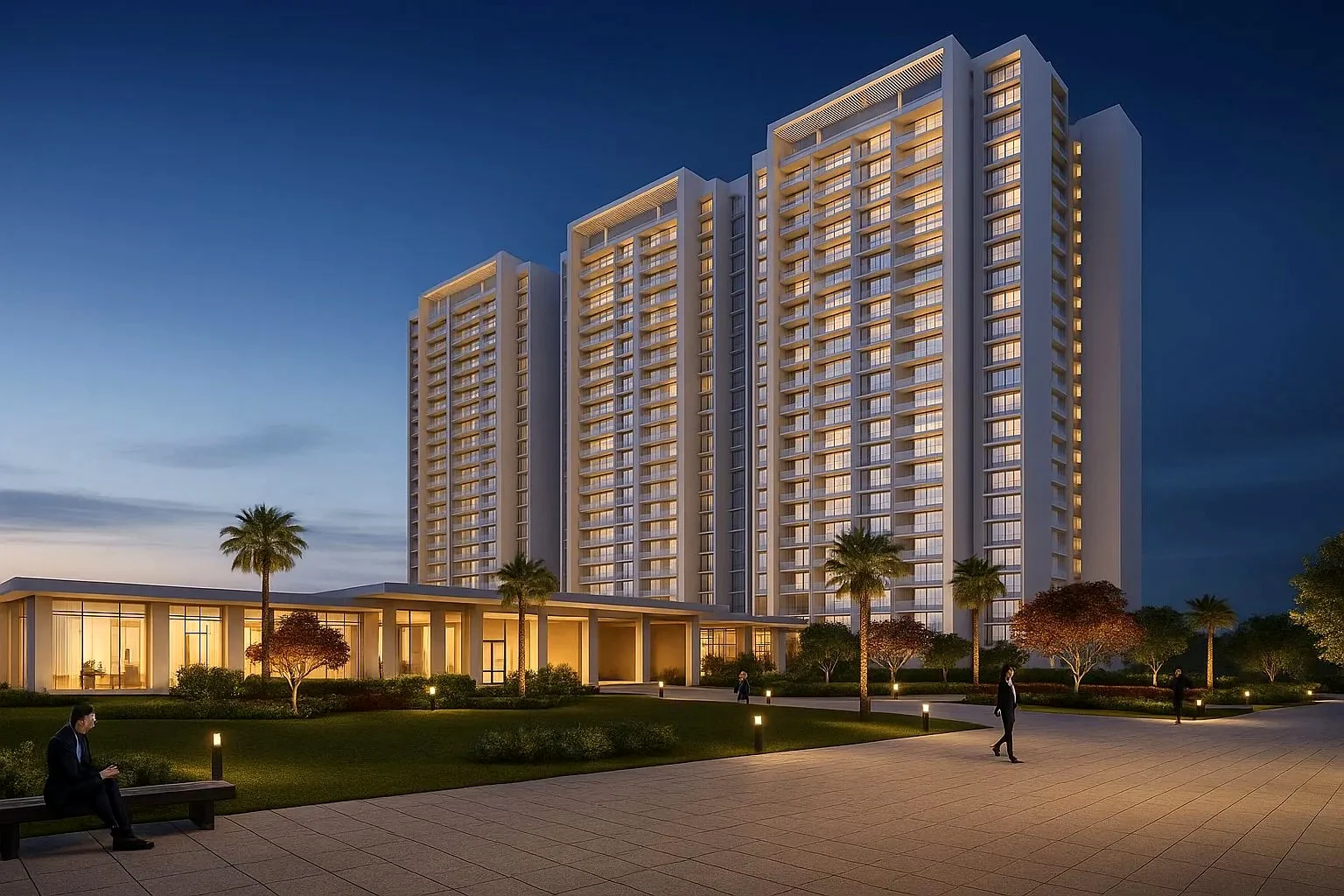 Godrej Majesty evening leisure spaces